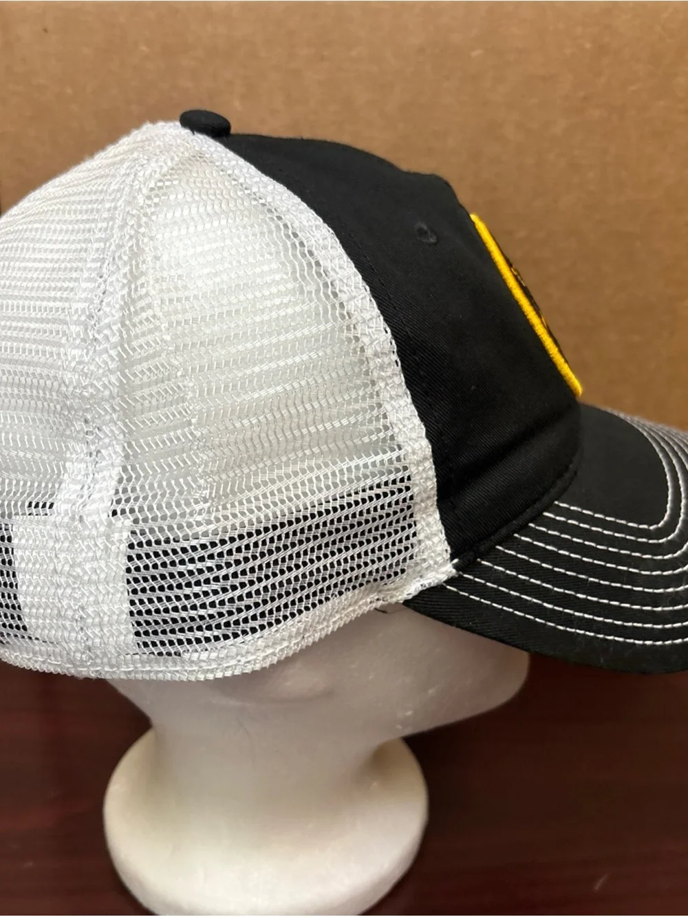 Boston Bruins NHL Fanatics Black Trucker Mesh Adjustable Snapback Dad Hat Cap